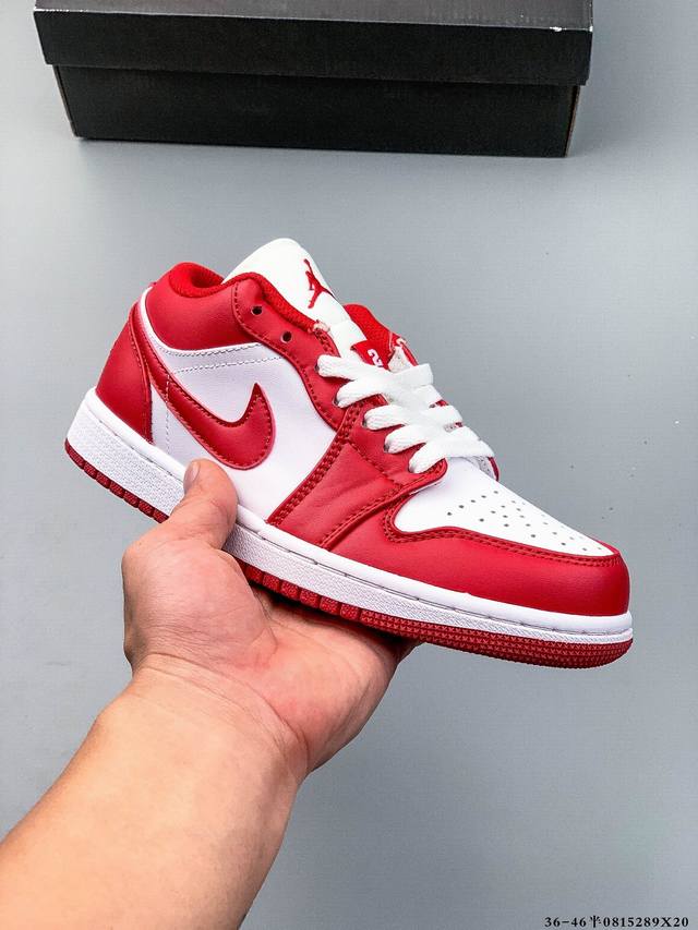 Second layer genuine label! Nike Air Jordan Low 1 Joe 1 low-top classic casual