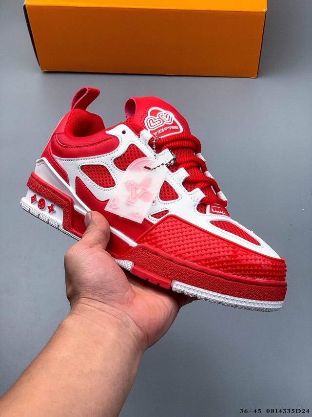 Louis Vuitton LV Louis Vuitton sneakers are a favorite among celebrities, with t