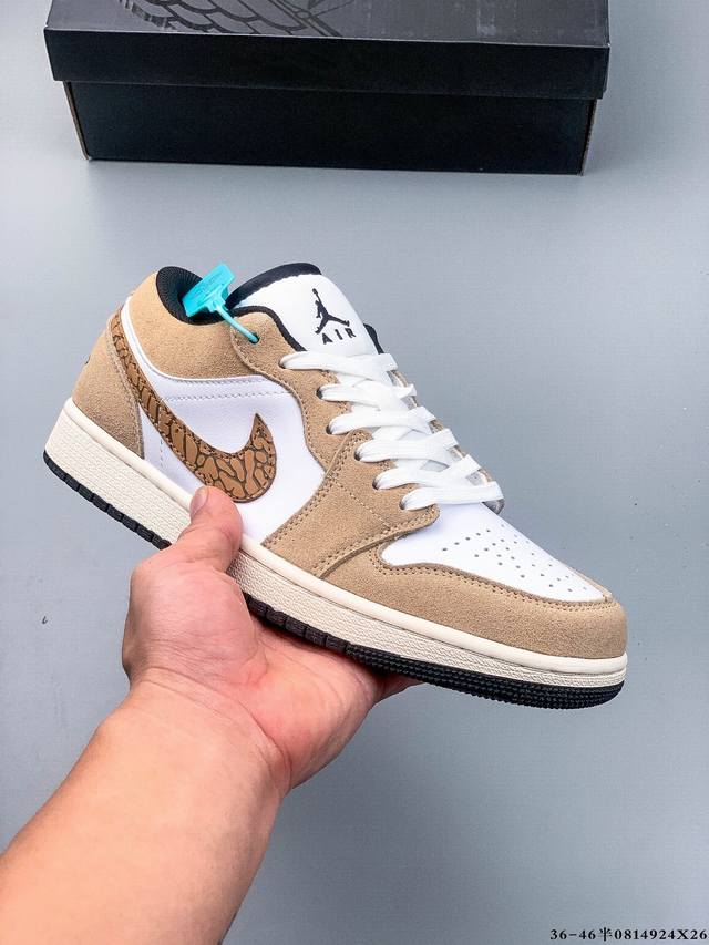Company-level top-tier! Nike Air Jordan 1 Low Aj1 Joe 1 low-top trendy sports c
