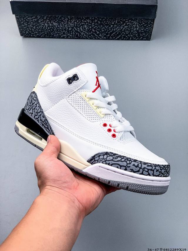 Jordan Air Jordan 3 Retro Tinker Nrg Aj3 Joe 3 low-top retro casual sports cultu