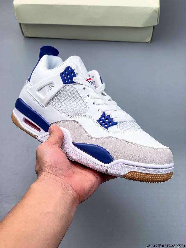Air Jordan 4 Aj4 mid-top retro casual sports basketball shoe. Designed with the