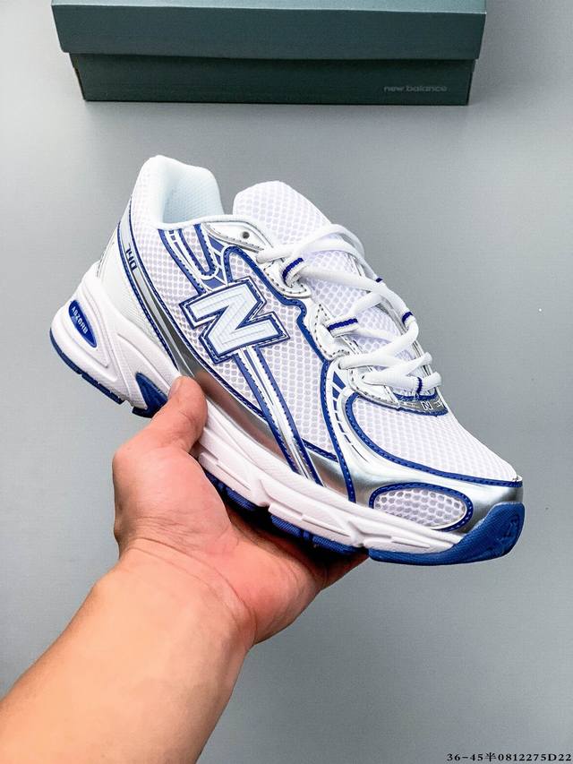 New Balance Nb740 UK-made lightweight retro casual running shoes DDD. The entire