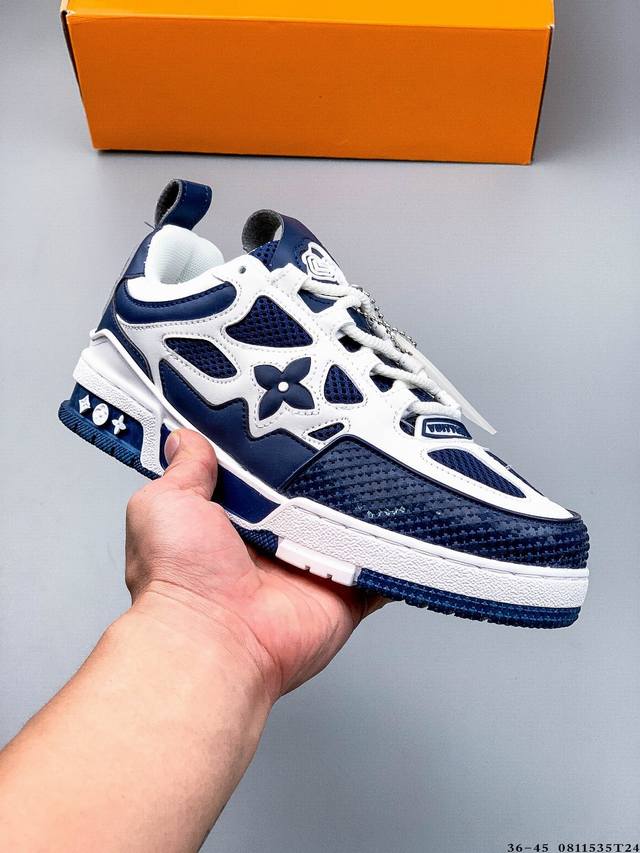 Louis Vuitton LV Louis Vuitton sneakers are a favorite among celebrities, with t