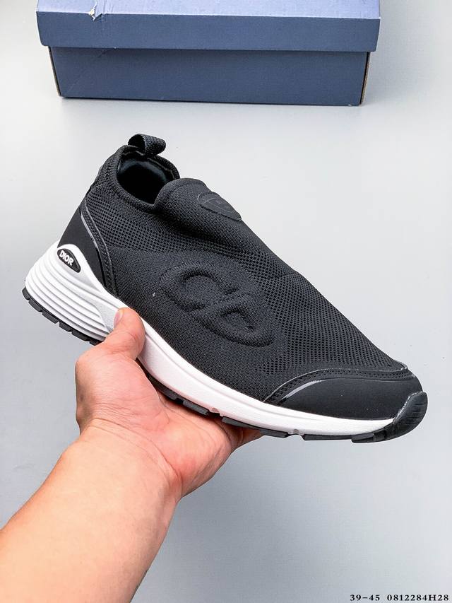 Dior B30 mesh fabric thick sole lace-up casual low-top sneakers dad shoes casual