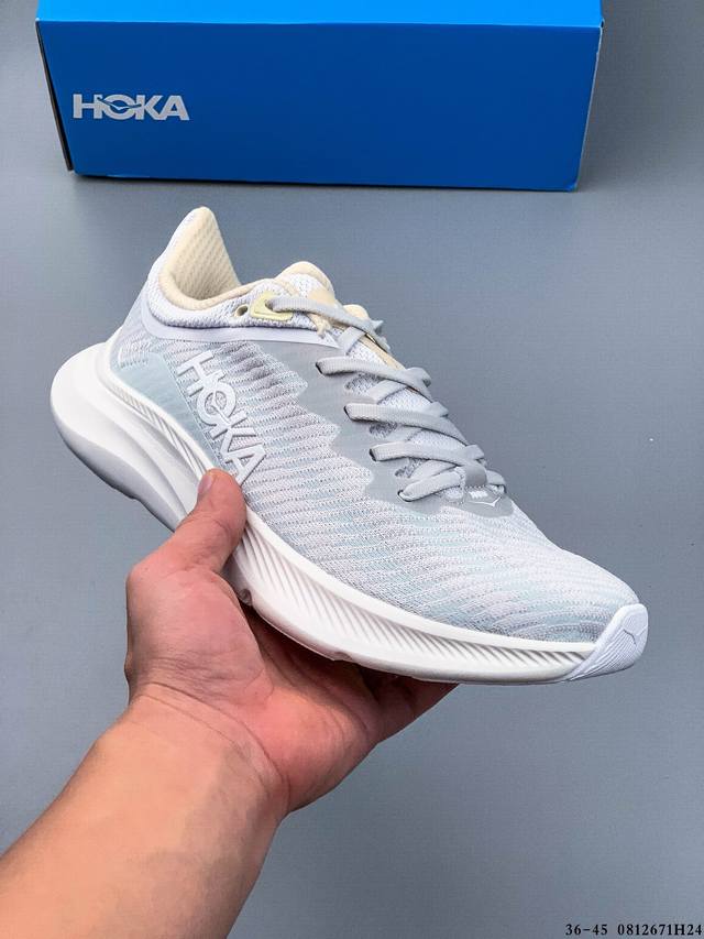 Hoka One One Solimar lightweight, cushioned running shoes! The midsole features
