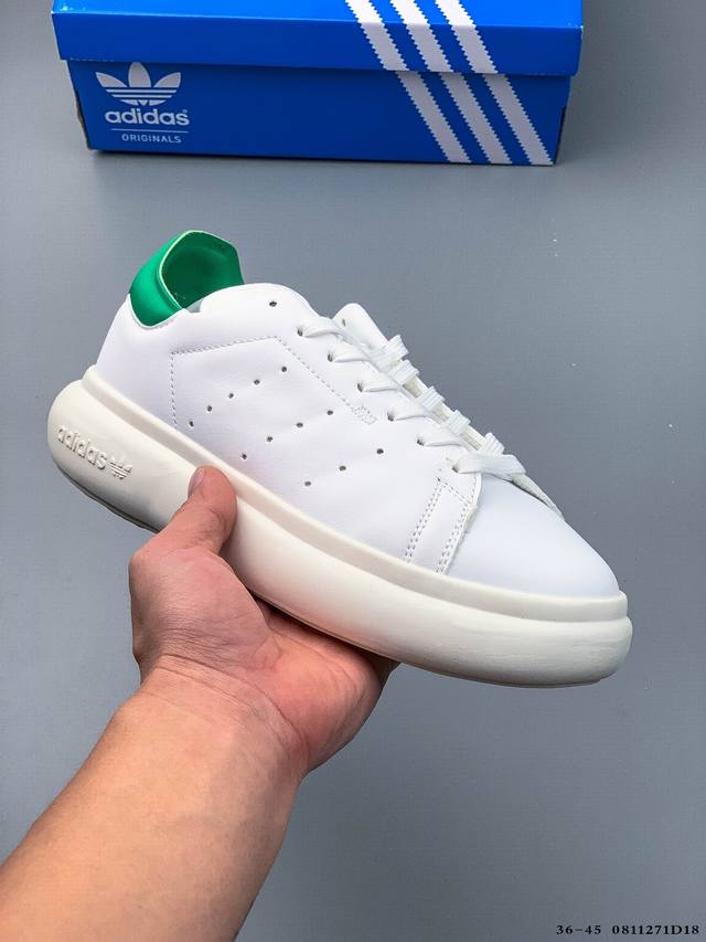 Adidas Originals Stan Smith Thick-Sole Versatile Casual ShoesThis classic adidas