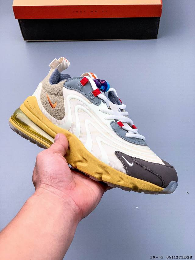 Travis Scott x Nike React Air Max React Cactus Jack Beige-Gray Collaboration wit