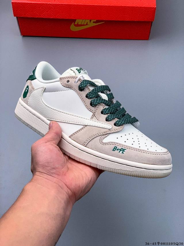 Company-level top-tier! Nike Air Jordan 1 Low Aj1 Joe 1 low-top trendy leisure