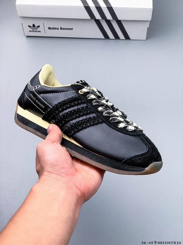 Adidas Country Og classic retro sports jogging shoes 081 3X24 DDD