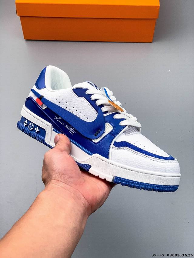Louis Vuitton LV Louis Vuitton sneakers are a favorite among celebrities, with t