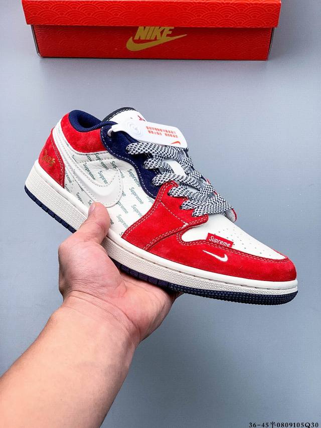 Company-level top-tier! Nike Air Jordan 1 Low Aj1 Joe 1 low-top trendy leisure