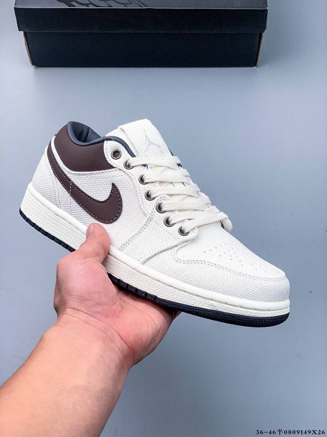 Company-level top-tier! Nike Air Jordan 1 Low Aj1 Joe 1 low-top trendy sports ca