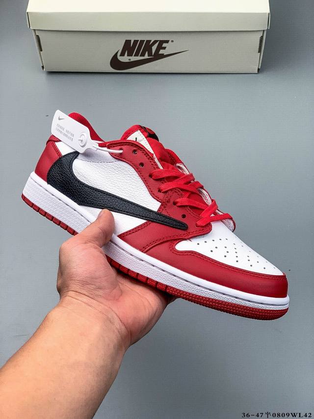 Company-level top-tier! Nike Air Jordan 1 Low Aj1 Qiao 1 inverted hook low-top t