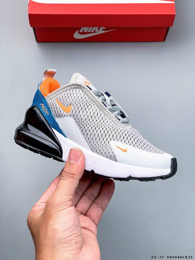 Nike Air Max 270 Gs breathable cushioning sports casual children's shoes 0810481