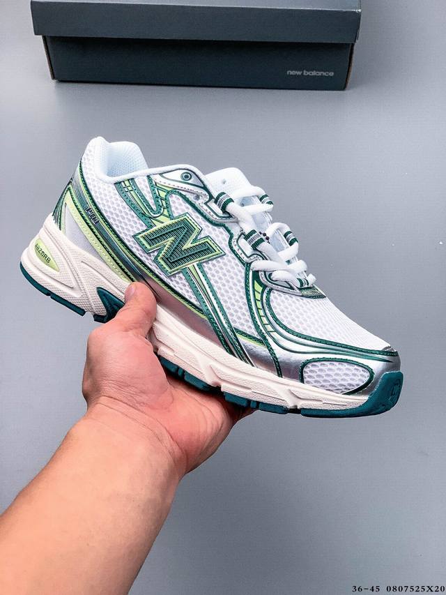 New Balance Nb740 UK-made lightweight retro casual running shoes DDD. The entire