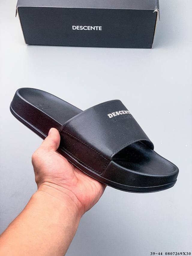 Company Level! Descente Lcing Nars Versatile Soft Non-Slip Flip Flops Midsole De