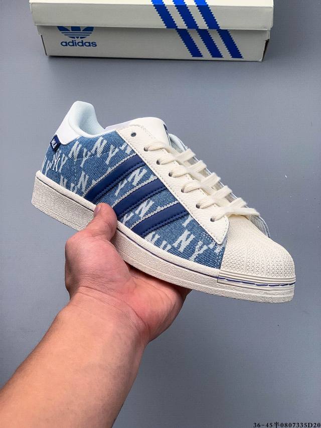 Company Level! Adidas Superstar Shell Toe Classic Versatile Casual Sneakers 0807