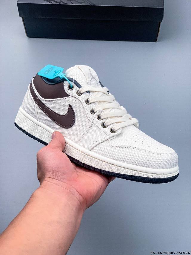 Company-level top-tier! Nike Air Jordan 1 Low Aj1 Joe 1 low-top trendy sports ca
