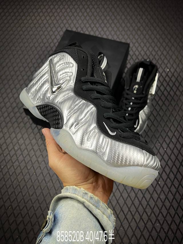 B Corporate-level Nike Air Foamposite One mid-top retro basketball shoes Pure ru