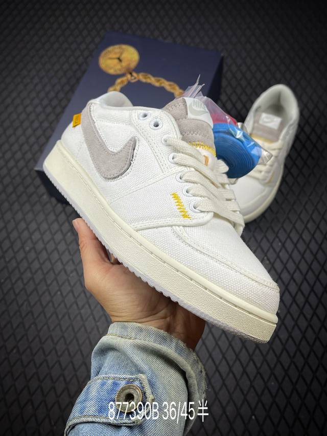 B Nike Air Jordan 1 Low Aj1 Joe 1 low-top casual sneakers synchronized official
