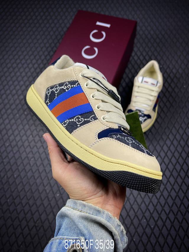 Fgucci~~2025 latest color, hot-drilled dirty shoes, casual shoes, sneakers Zp de