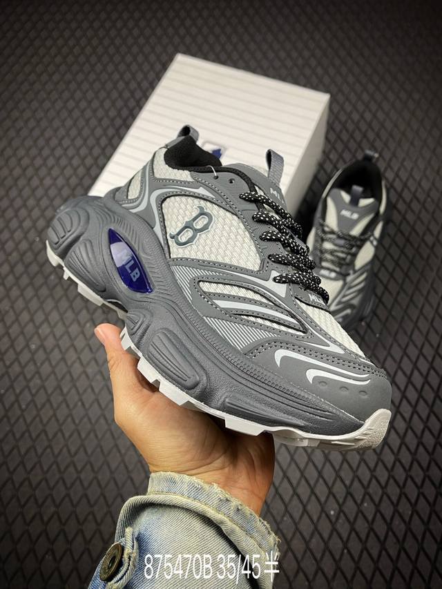 B Ny Mlb Chunky Nb New York Yankees Elevated Thick-Sole Casual Running Shoes 3As