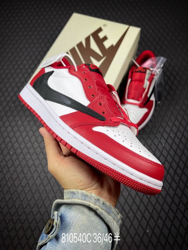 C Corporate-grade Aj1 Travis Scott X Air Jordan 1 "Reverse Mocha" Aj1 Joe 1 Ts L