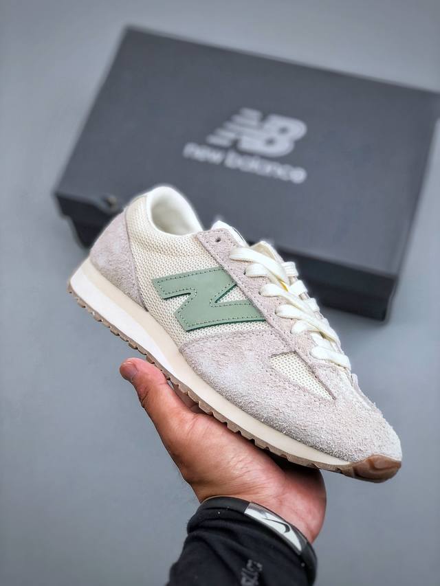 C version New Balance NB 471 series fabric cow split leather retro fashion non-s
