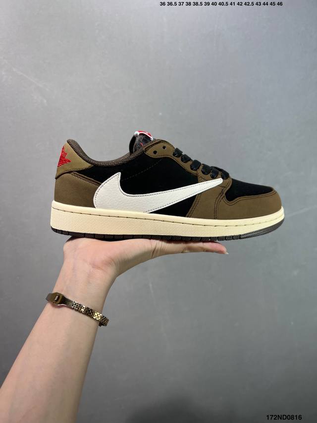 Special Price Aj1 Inverted Hook Travis Scott X Air Jordan 1 "Reverse Mocha" Aj1
