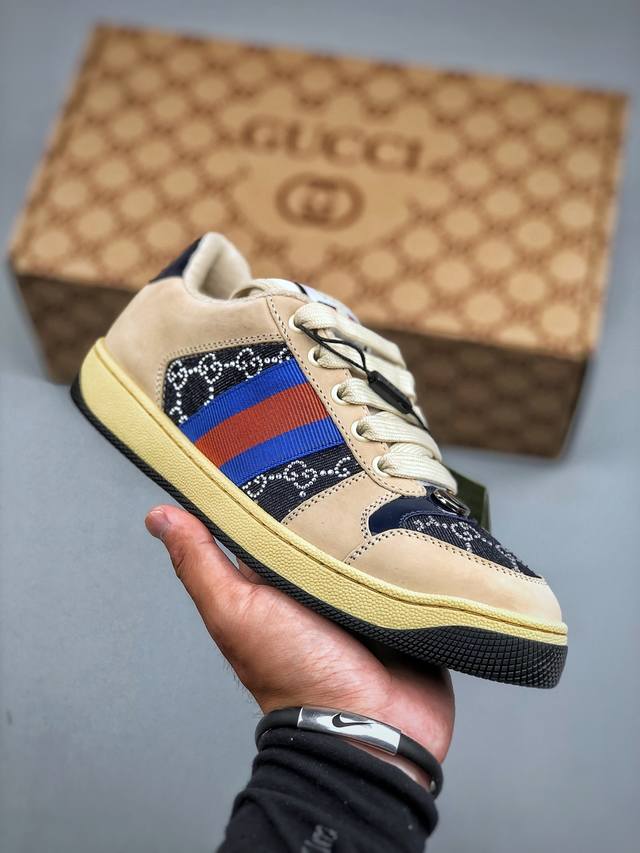 Gucci~~2025 latest color, hot-drilled dirty shoes, casual shoes, sneakers Zp dev