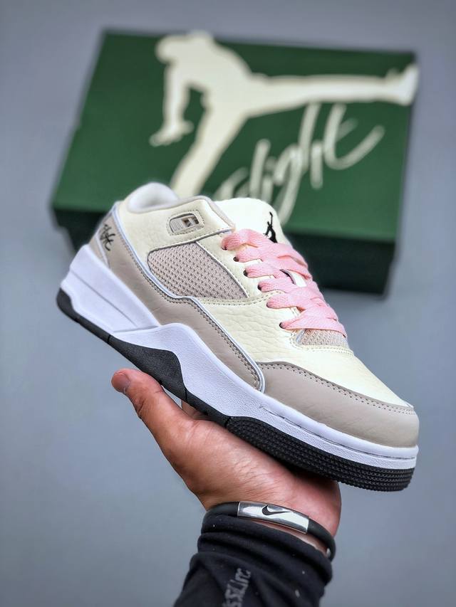 Nike Jordan Flight Court with non-slip wear-resistant low-top Nike retro basketb