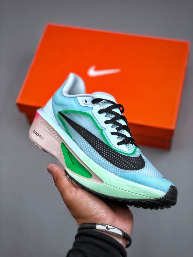 Nike Zoom Fly 6 Nike Super Stretch Lightweight Running Shoe# The shoe is made of