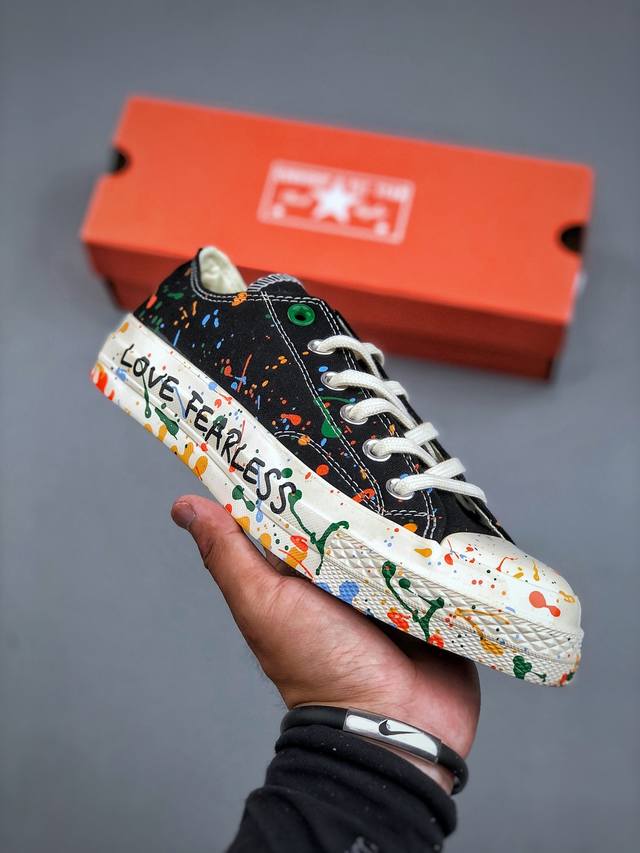 Converse Chuck Taylor All Star 1970S High Paint Soatter Retro Three-Star Casual