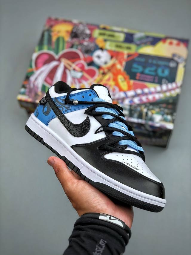 Nike SB Dunk Low Lace-Up Collaborative Casual Sneakers Item No.: Dd1391 100 #Cus