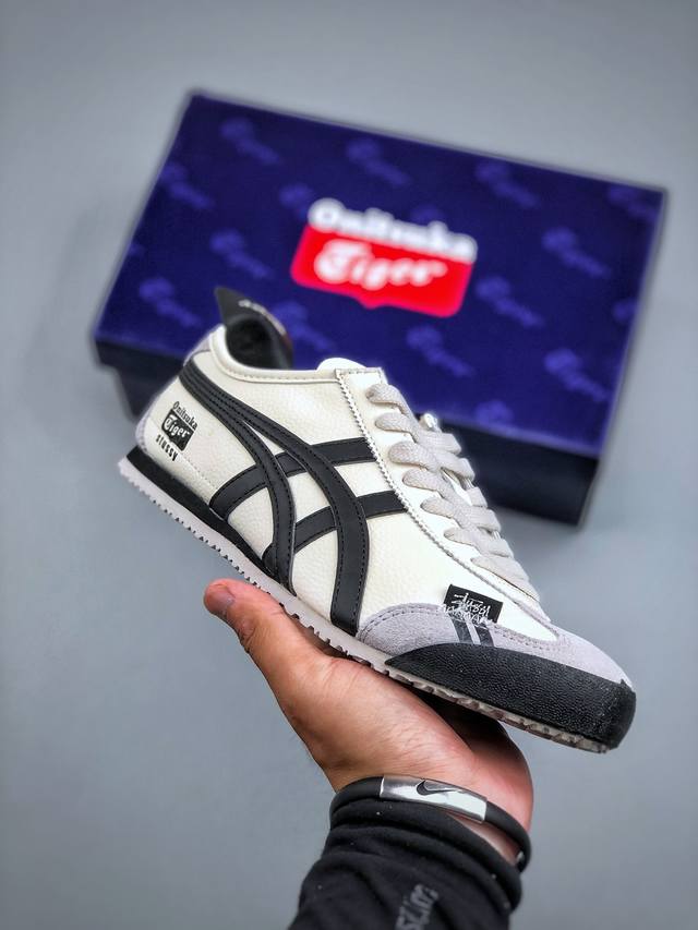 C Edition Onitsuka Tiger Mexico 66 'DIY' Custom Sneakers Series Non-slip, Wear-r