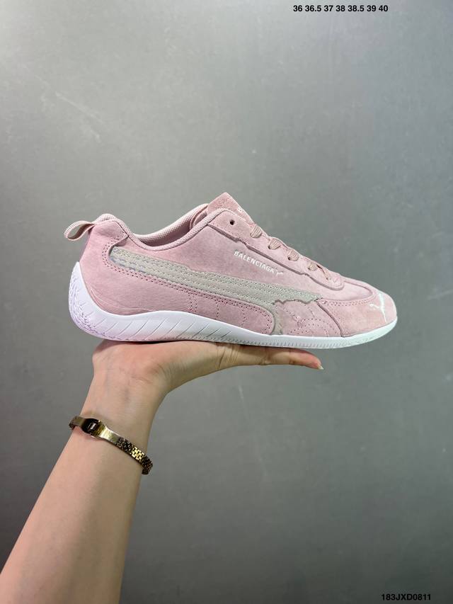 Company-level Paris collaboration: The Open Product x Puma Speedcat low-top lif