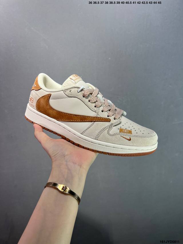 Company-level Air Jordan Aj1 Low series custom color matching Wg8850-012 Origin