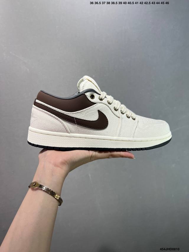 Jordan Air Jordan 1 Low Aj1 Wh Air Jordan 1 low-top retro casual sports basketb
