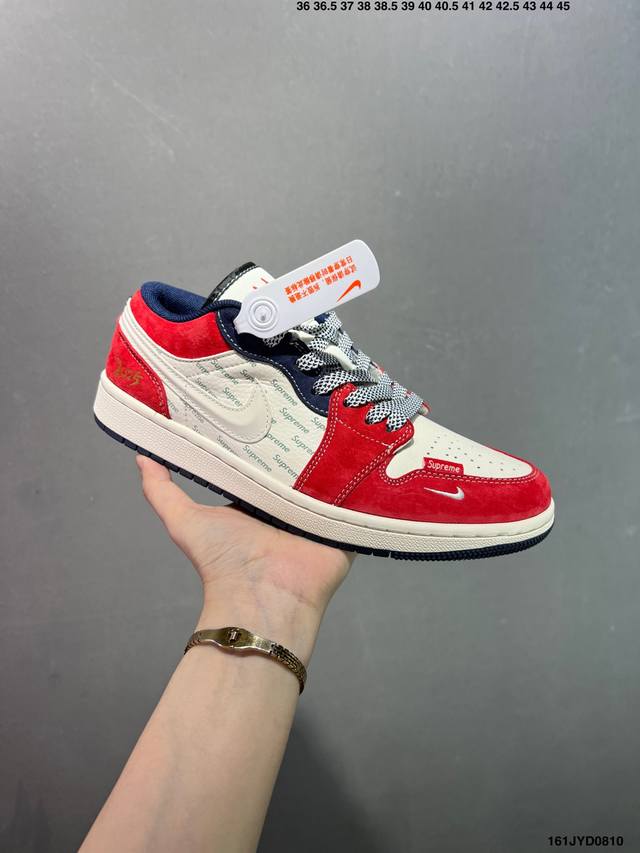 Company-level Nike Air Jordan 1 Low Aj1 Qiao 1 low-top casual sneakers synchron