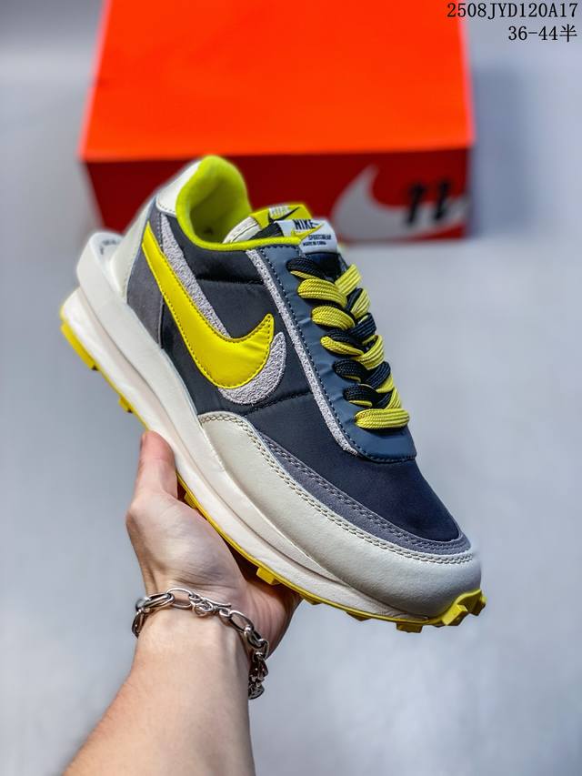 Company-level Sacai x Nike Ldwaffle 1 deconstructs the high-end running shoe joi