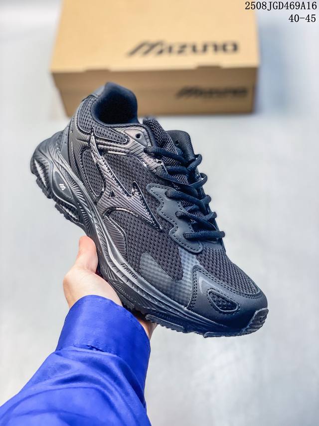 Mizuno 25 spring and summer new breathable cushioning retro sports dad running s