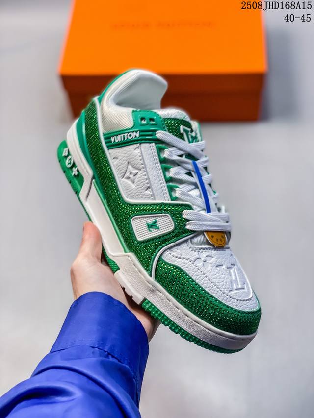 Louis Vuitton LV Louis Vuitton sneakers New LV Trainer sneakers in the latest co