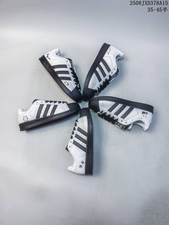 Adidas Originals Superstar classic shell head DIY custom series low-top versati