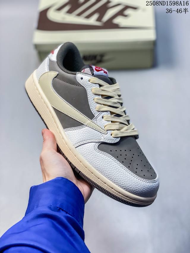 Special Price Aj1 Inverted Hook Travis Scott X Air Jordan 1 "Reverse Mocha" Aj1