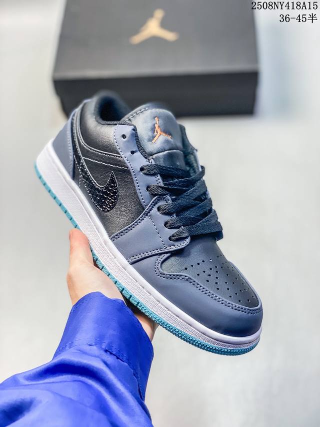 Nike Air Jordan 1 Low Aj1 Qiao 1 low-top casual sneakers synchronized with the o