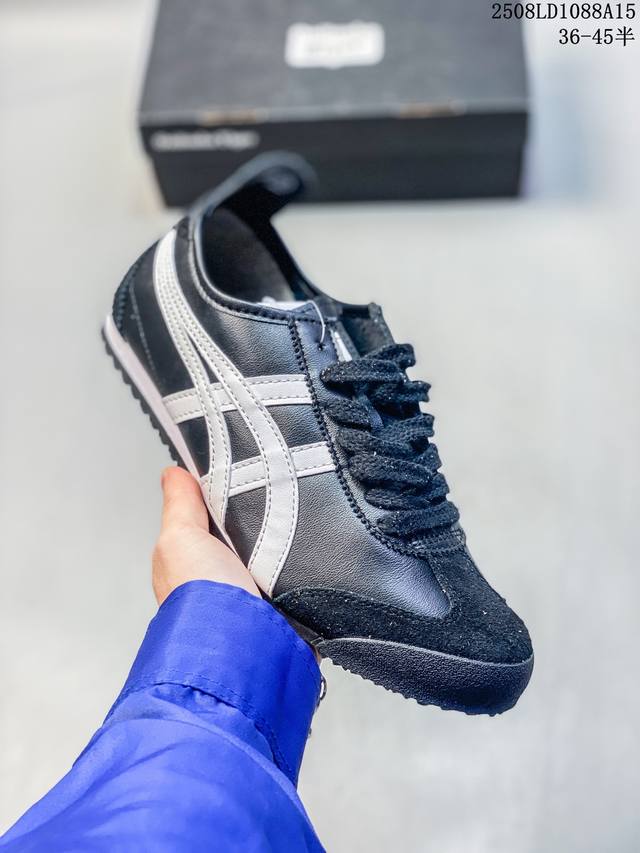 Asics Onitsuka Tiger handmade shoes. Authentic first-layer lambskin leather prod