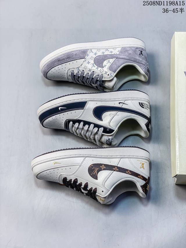 Nike Court Borough Low 2*Lv co-branded Air Force low-top, versatile, breathable