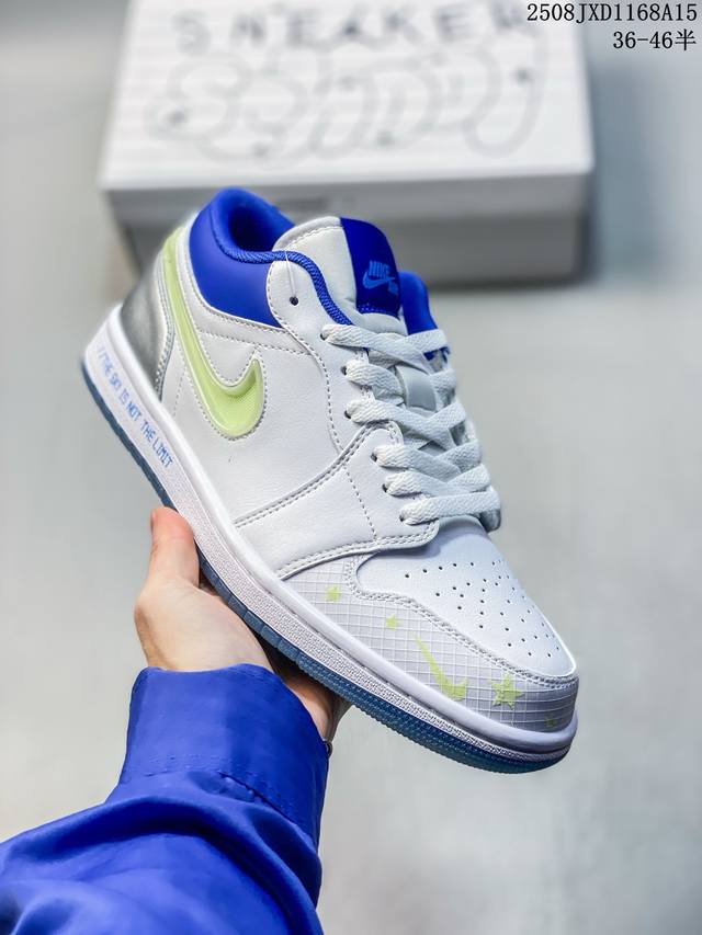 Nike Air Jordan 1 Low Aj1 Qiao 1 low-top casual sneakers synchronized with the o