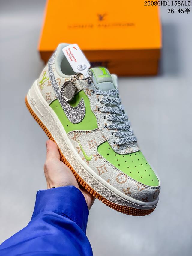 Limited overseas sale! Corporate-grade Nike Air Force 1 '07 Low "LV Joint Apple