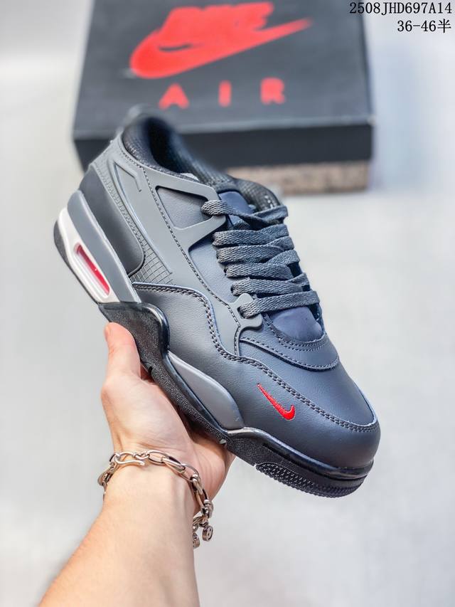 Jordan Air Jordan 4 RM Anti-slip Low-top Retro Basketball Shoes. This shoe adopt